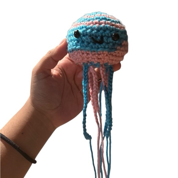 Buy Now- Hand Crochet “Joyful Jellyfish” - Picture 3 of 4